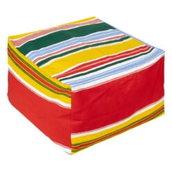 Marimekko Paraati Puffi Istuintyyny, Valkoinen - Moniväri