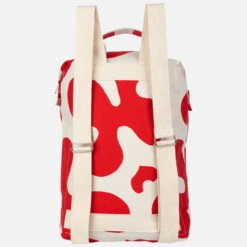 Marimekko Mono Backpack Pulloposti Reppu, Puuvilla - Punainen -Terassitalo Kauppa MM 232 backpack pulloposti 091973 830 BA1role