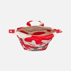 Marimekko Mono Backpack Pulloposti Reppu, Puuvilla - Punainen -Terassitalo Kauppa MM 232 backpack pulloposti 091973 830 TO1role