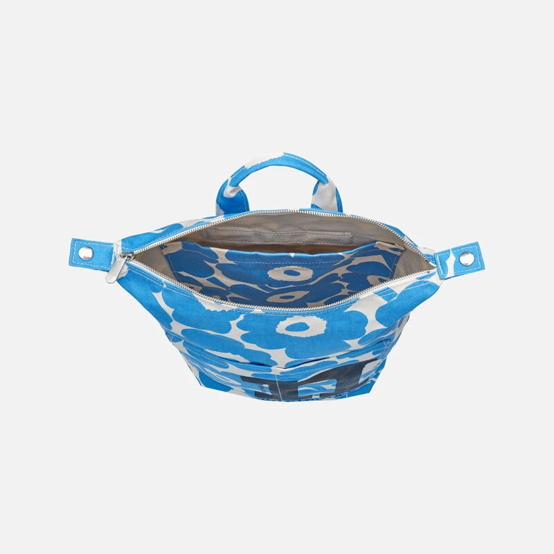 Marimekko Mono Backpack Unikko Reppu, Puuvilla - Vaaleansininen 8 Marimekko Mono Backpack Unikko Reppu, Puuvilla - Vaaleansininen - Image 6