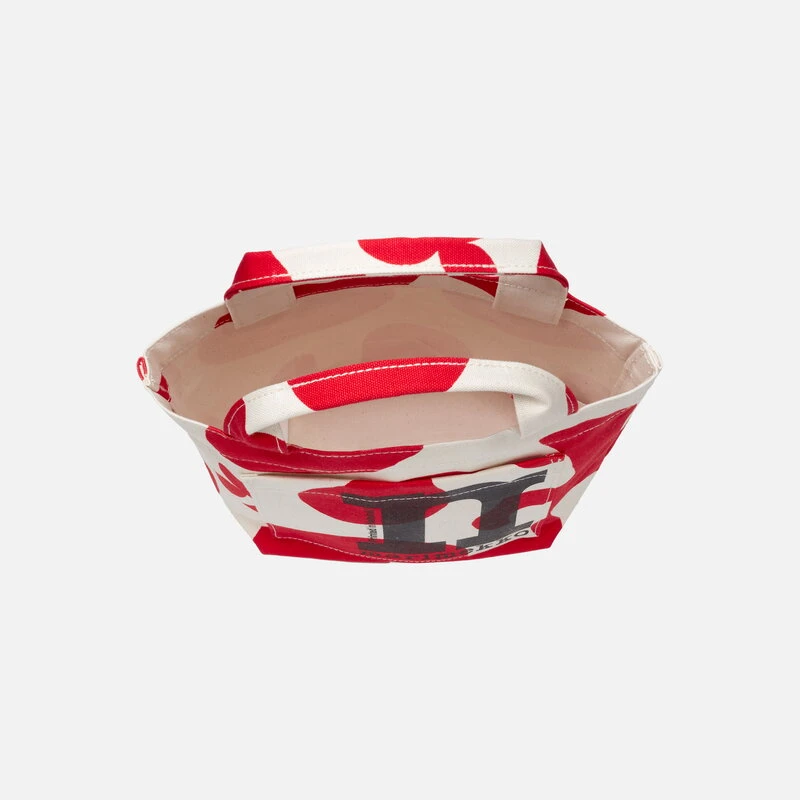 Marimekko Mono Mini Tote Pulloposti Laukku, Puuvilla - Punainen 8 Marimekko Mono Mini Tote Pulloposti Laukku, Puuvilla - Punainen - Image 6
