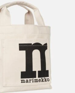 Marimekko Mono Mini Tote Solid Laukku, Puuvilla -Terassitalo Kauppa MM 232 lunch tote solid 091979 100 DE1rolerole