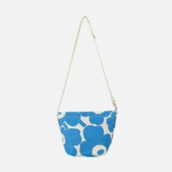 Marimekko Mono Mini Crossbody Unikko Olkalaukku, Puuvilla - Vaaleansininen -Terassitalo Kauppa MM 232 mini crossbody unikko 091969 845 BA1role