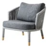 Cane-line Moments Nojatuoli, Harmaa -Terassitalo Kauppa Moments lounge chair grey