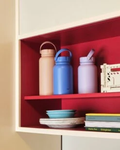 HAY Mono Termospullo 0,6 L, Laventeli -Terassitalo Kauppa Mono Thermal Bottle cappuccino blue lavender 1