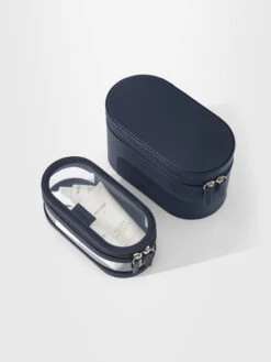 Nuori Getaway Toilettilaukku, 2 Kpl Setti, Tummansininen -Terassitalo Kauppa NUORI Getaway Travel Case Set Ocean top