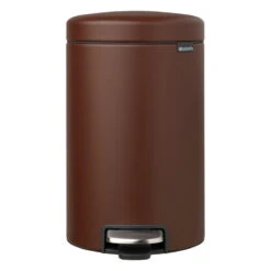 Brabantia NewIcon Poljinroska-astia, Mineral Cosy Brown -Terassitalo Kauppa NewIcon Pedal Bin 12L Mineral Cosy Brown 8710755208560 Brabantia 300dpi 4500x6250px 6 NR 26496