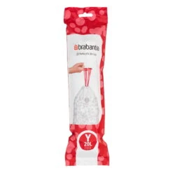 Brabantia PerfectFit Roskapussit, 20 Kpl, Valkoinen -Terassitalo Kauppa PerfectFit Bags Code Y 20L 20 Bags White 8710755116742 Brabantia 300dpi 5000x7000px 6 NR 25405
