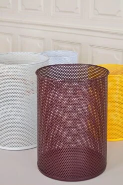 HAY Perforated Bin Roskakori, M, Keltainen -Terassitalo Kauppa Perforated Bin family 03 1