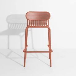 Petite Friture Week-end Baarituoli, Terrakotta -Terassitalo Kauppa Petite Friture M0740913 week end high stool terracotta PF 2