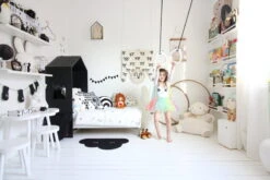 Lillagunga Lillagunga Rings Voimistelurenkaat, Valkoinen - Musta Köysi -Terassitalo Kauppa Rings White Black Ropes Sophie L3