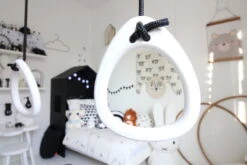 Lillagunga Lillagunga Rings Voimistelurenkaat, Valkoinen - Musta Köysi -Terassitalo Kauppa Rings White Black Ropes Sophie L5