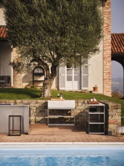 Röshults Module Marble Työtaso, 100 Cm, Valkoinen Carrara -Terassitalo Kauppa Roshults Italien Catalog3630 HighRes