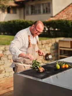 Röshults Module Hiiligrilli X, 100 Cm, Ruostumaton Teräs -Terassitalo Kauppa Roshults Italien DSCF5837 HighRes