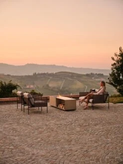 Röshults Brazier Ulkotakka, Ruostumaton Teräs -Terassitalo Kauppa Roshults Italien DSCF6245 HighRes