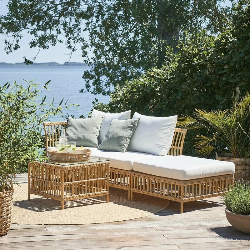 Sika-Design Maggie Exterior Kulmamoduuli, Luonnonvärinen - Valkoinen Tyyny - Image 4