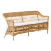Sika-Design Charlot 3-istuttava Sohva, Luonnonvärinen - Valkoinen -Terassitalo Kauppa SS9293U 9293CY101 Sika design Charlot 3 seater alu natural ee