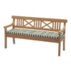 Skagerak Drachmann Istuintyyny Penkkiin, Aprikoosi - Tummanvihreä -Terassitalo Kauppa Skagerak DrachmannBench165CushionLight Apricot Green Stripes