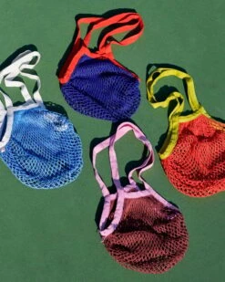 HAY Sobremesa Verkkokassi, Punainen -Terassitalo Kauppa Sobremesa Market Net Bag family 1