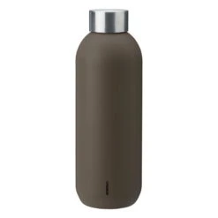 Stelton Keep Cool Juomapullo, 0,6 L, Ruskea