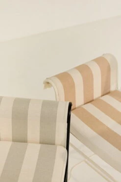 GUBI Tropique Tuoli, Musta - Leslie Stripe 20 -Terassitalo Kauppa Tropique 8