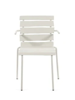Valerie_objects Aligned Käsinojallinen Tuoli, Luonnonvalkoinen -Terassitalo Kauppa V9021329s4