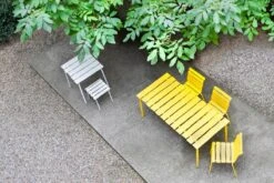 Valerie_objects Aligned Ruokapöytä, 170 X 85 Cm, Keltainen -Terassitalo Kauppa VO21 MAARTENBAAS ALIGNED OUTDOOR 14