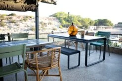 Fermob Bellevie Pöytä, 196 X 90 Cm, Acapulco Blue 13 Fermob Bellevie Pöytä, 196 X 90 Cm, Acapulco Blue -Terassitalo Kauppa banc et table Bellevie mobilier de jardin Fermob 1