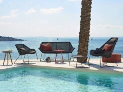 Cane-line Breeze Korkeaselkänojaisen Tuolin Tyynysetti, Musta -Terassitalo Kauppa breeze 22 F