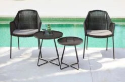 Cane-line On-the-move Pöytä, Pieni, Musta -Terassitalo Kauppa breeze stackable on the move 1