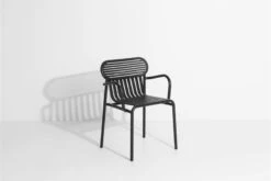 Petite Friture Week-end Käsinojallinen Tuoli, Musta -Terassitalo Kauppa bridge by 2 week end 28529