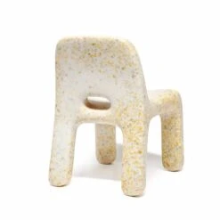 EcoBirdy Charlie Lastentuoli, Vanilla -Terassitalo Kauppa ecoBirdy CharlieChair Vanilla BackPerspective