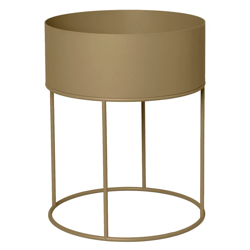 Ferm LIVING Plant Box Kasviteline, Pyöreä, Oliivi 3 Ferm LIVING Plant Box Kasviteline, Pyöreä, Oliivi