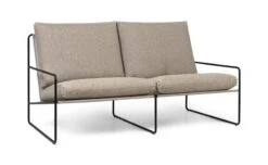 Ferm LIVING Desert 2-istuttava Sohva, Musta - Tumma Hiekka Dolce -Terassitalo Kauppa fermLIVING SS22 DesertSofa 2seater BlackDarkSand 1104265434 pack 4
