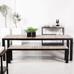 Röshults Garden Penkki 183, Antrasiitti -Terassitalo Kauppa fiilistablebench