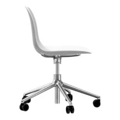 Normann Copenhagen Form Swivel 5W Gaslift Työtuoli, Valkoinen - Alumiini -Terassitalo Kauppa form chair 5W 2 VS