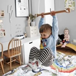 Lillagunga Bone Trapetsi, Tammi - Musta Köysi -Terassitalo Kauppa lillagunga bone wooden trapeze collection 2048x2048 1