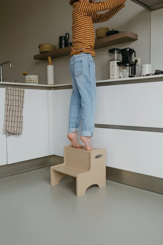 Nofred Step Up Porrasjakkara, Beige 5 Nofred Step Up Porrasjakkara, Beige - Image 3